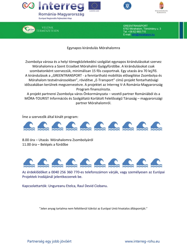 Egynapos kirándulás Mórahalomra